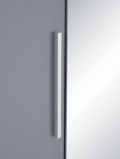 Very Home Prague Gloss 3 Door Mirrored Wardrobe - FSC® Certified -FurniHaven Shop 369RW SQ5 0000000563 GREY GLOSS SLd1