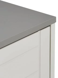 One Call Alderley Ready Assembled 2-Drawer Bedside Cabinet -FurniHaven Shop 3DAMR SQ6 0000000005 GREY SLd2