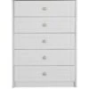 One Call Alderley Ready Assembled Wide 5 Drawer Chest -FurniHaven Shop 3DAMU SQ1 0000000005 GREY SLf