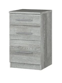Very Home Home Essentials - Prague Graduated Bedside Cabinet -FurniHaven Shop 3QXQR SQ3 0000000005 GREY SLa