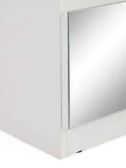 Very Home Prague Mirror 3-Drawer Bedside Cabinet - FSC® Certified -FurniHaven Shop 3VHJP SQ5 0000000013 WHITE SLd1