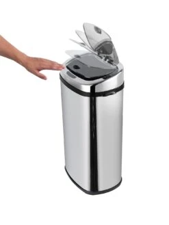Morphy Richards 42-Litre Square Sensor Bin - Stainless Steel -FurniHaven Shop 4JECD SQ3 0000000168 STAINLESS STEEL SLb3