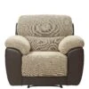 Santori Recliner Armchair -FurniHaven Shop 4M4XN SQ1 0000000547 CHOCOLATE BEIGE SLf