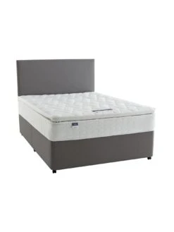 Silentnight Pippa Ultimate Pillowtop Divan Bed With Storage Options (Headboard Not Included) -FurniHaven Shop 4QKTL SQ3 0000000183 SLATE SLd