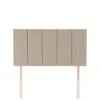 Silentnight Brescia Strutted Padded Headboard -FurniHaven Shop 6FMV7 SQ1 0000000406 SANDSTONE SLf