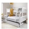Very Home Novara Detachable Trio Bunk Bed With Mattress Options (Buy & SAVE!) – White - Excludes Trundle -FurniHaven Shop 6GCKY SQ1 0000000013 WHITE SLa