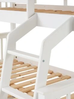 Very Home Novara Detachable Trio Bunk Bed With Mattress Options (Buy & SAVE!) – White - Excludes Trundle -FurniHaven Shop 6GCKY SQ3 0000000013 WHITE SLd