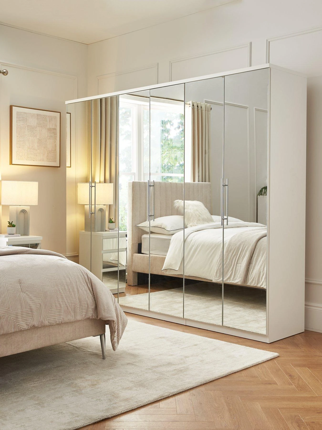 Very Home Prague Mirror 6 Door Wardrobe - FSC® Certified 3 Very Home Prague Mirror 6 Door Wardrobe - FSC® Certified