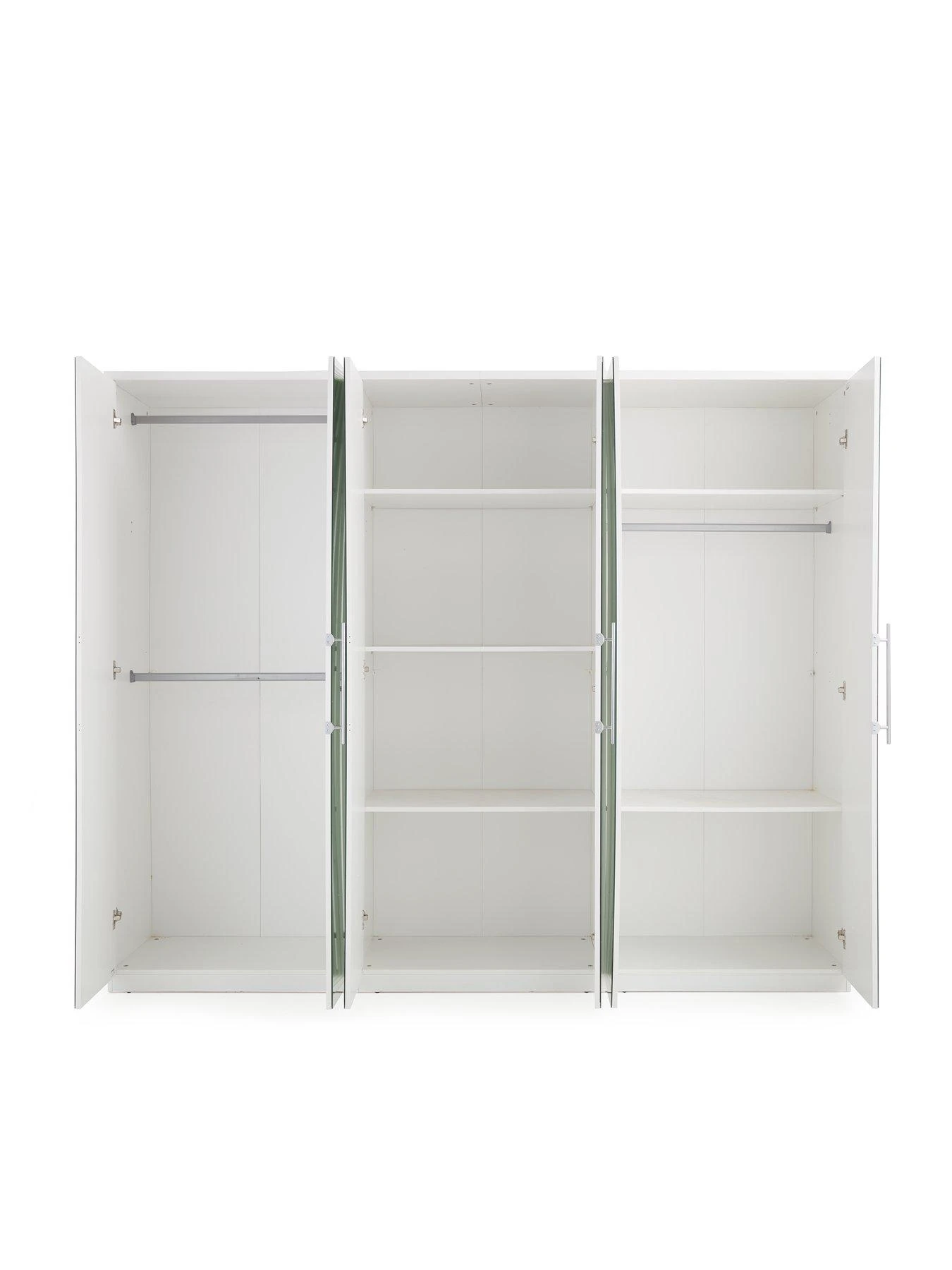 Very Home Prague Mirror 6 Door Wardrobe - FSC® Certified 6 Very Home Prague Mirror 6 Door Wardrobe - FSC® Certified - Image 4