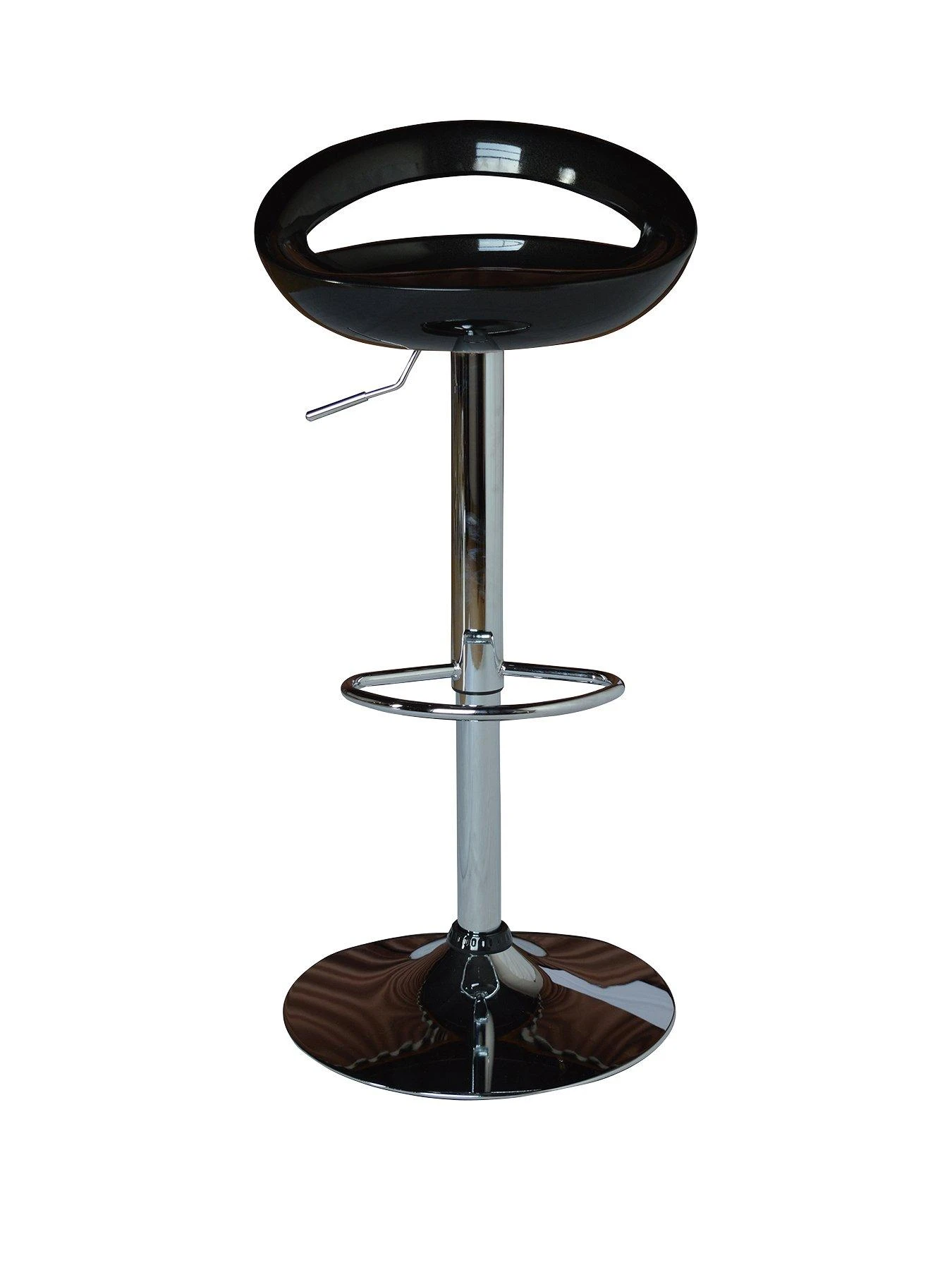 Very Home Avanti Bar Stool - Black and Chrome 3 Very Home Avanti Bar Stool - Black and Chrome