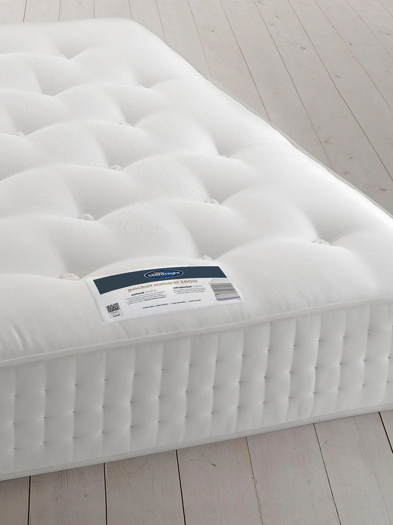 Silentnight Chloe Natural 2800 Pocket Ortho Mattress - Firm 5 Silentnight Chloe Natural 2800 Pocket Ortho Mattress - Firm - Image 3