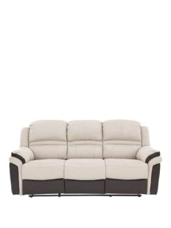 Petra 3 Seater Manual Recliner Sofa