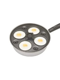 KitchenCraft Carbon Steel Non Stick Induction Safe 4-Cup Egg Poacher, 21 Cm -FurniHaven Shop K7PL9 SQ2 0000000088 NO COLOR SLd