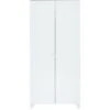 Little Acorns Classic White Wardrobe -FurniHaven Shop KHGQ3 SQ2 0000000013 WHITE SLf