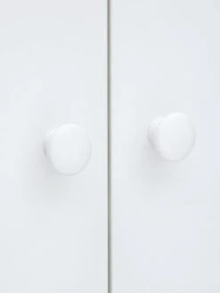 Little Acorns Classic White Wardrobe -FurniHaven Shop KHGQ3 SQ4 0000000013 WHITE SLd