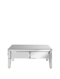 Very Home Monte Carlo Mirrored Storage Coffee Table -FurniHaven Shop KHUXP SQ3 0000002051 MIRROR SLa