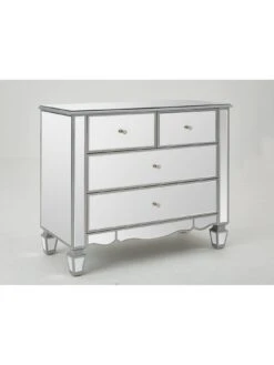 Very Home Mirage Mirrored 2 + 2 Drawer Chest -FurniHaven Shop KJ6UD SQ2 0000000099 N A RSr
