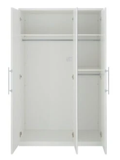 Very Home Prague Mirror 4-Piece Package - 3 Door Wardrobe, 4 Drawer Chest And 2 Bedside Cabinets (Buy And SAVE!) - FSC® Certified -FurniHaven Shop KRR94 SQ4 0000000013 WHITE SLd