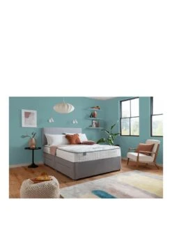 Silentnight Freya Memory 800 Pocket Divan Bed With Storage Options – Medium (Headboard Not Included) -FurniHaven Shop KXA74 SQ2 0000000183 SLATE SLf