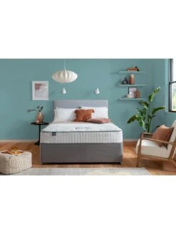 Silentnight Freya Memory 800 Pocket Divan Bed With Storage Options – Medium (Headboard Not Included) -FurniHaven Shop KXA74 SQ3 0000000183 SLATE SLd