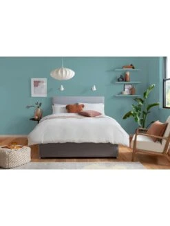 Silentnight Freya Memory 800 Pocket Divan Bed With Storage Options – Medium (Headboard Not Included) -FurniHaven Shop KXA74 SQ5 0000000183 SLATE SLd2