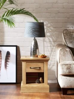 Very Home - Kingston 100% Solid Wood Ready Assembled Lamp Table