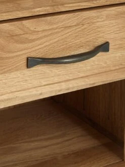 Very Home - Kingston 100% Solid Wood Ready Assembled Lamp Table -FurniHaven Shop LA9VK SQ5 0000000006 OAK SLd1