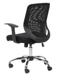 Alphason Atlanta Mesh Back Office Chair - Black -FurniHaven Shop LDVMP SQ2 0000000004 BLACK SLd