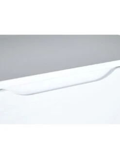 One Call Monaco Ready Assembled High Gloss 3 Drawer Bedside -FurniHaven Shop LPHVG SQ5 0000000559 WHITE GLOSS SLd1