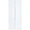 One Call Monaco Ready Assembled High Gloss 2 Door Wardrobe -FurniHaven Shop LPHVQ SQ1 0000000559 WHITE GLOSS SLf
