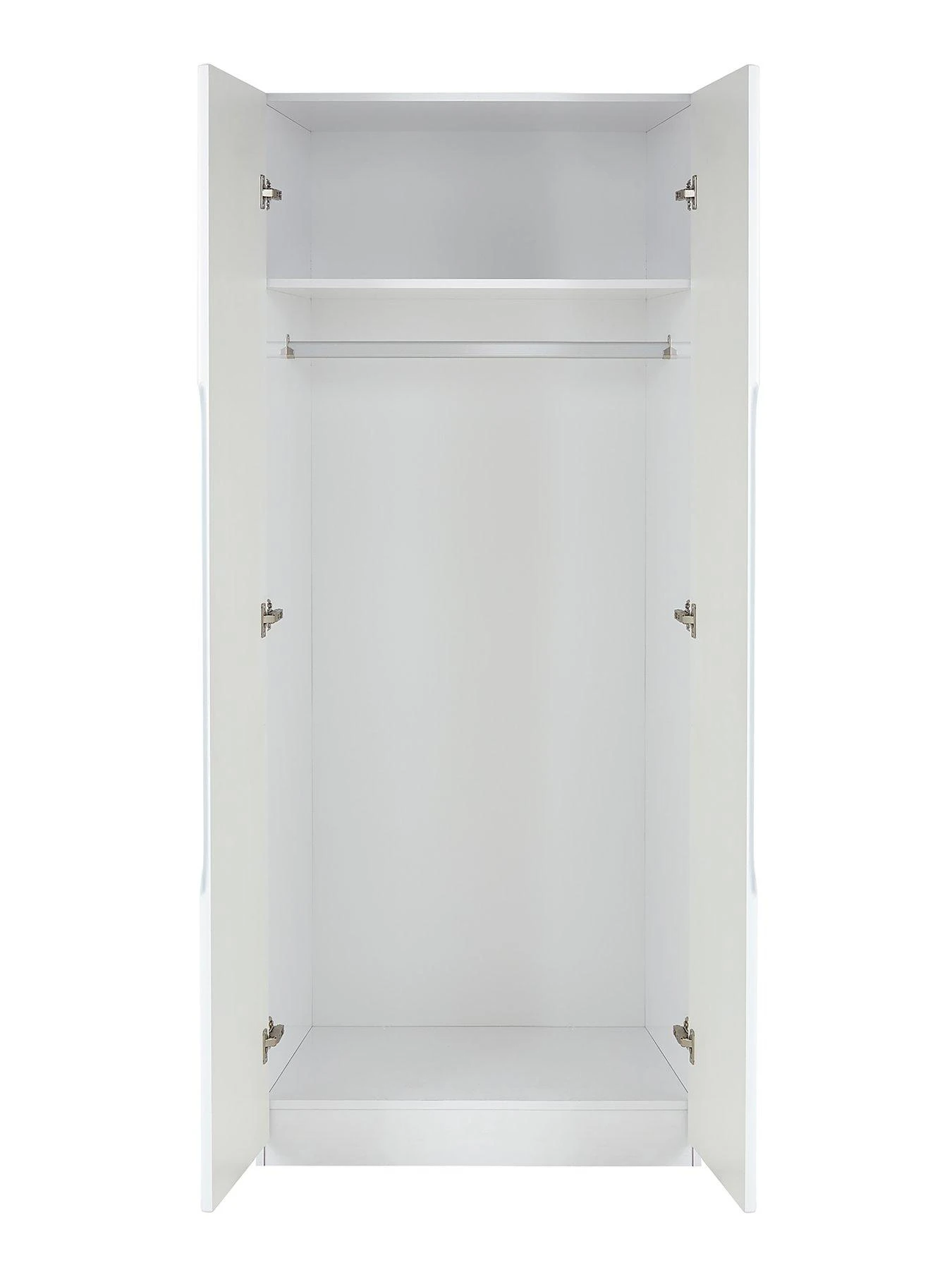 One Call Monaco Ready Assembled High Gloss 2 Door Wardrobe 6 One Call Monaco Ready Assembled High Gloss 2 Door Wardrobe - Image 4