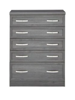 Very Home Camberley Graduated 5 Drawer Chest -FurniHaven Shop LPLMD SQ2 0000000558 DARK OAK SLf
