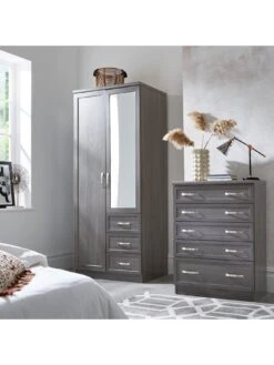 Very Home Camberley Graduated 5 Drawer Chest -FurniHaven Shop LPLMD SQ6 0000000558 DARK OAK SLd2