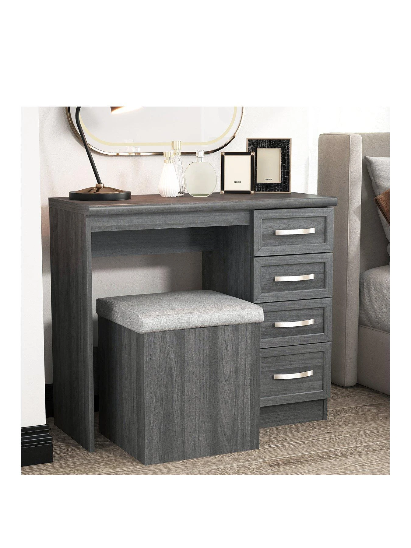Very Home Camberley Dressing Table And Stool Set 4 Very Home Camberley Dressing Table And Stool Set - Image 2