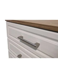 SWIFT Regent Ready Assembled 5 Drawer Chest - FSC® Certified -FurniHaven Shop LTHHD SQ4 0000000010 WHITE OAK SLd