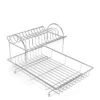 Addis 2-Tier Dish Draining Rack -FurniHaven Shop LVRNG SQ1 0000000166 STAINLESS STEEL SLf