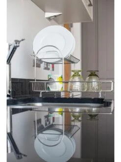 Addis 2-Tier Dish Draining Rack -FurniHaven Shop LVRNG SQ5 0000000166 STAINLESS STEEL SLd3
