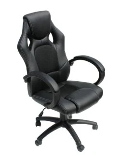Alphason Jensen Office Chair - Black -FurniHaven Shop LX4A6 SQ2 0000000004 BLACK SLd