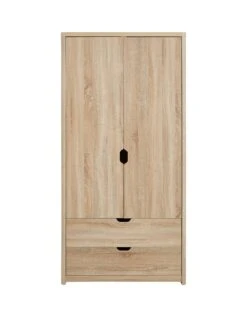 Very Home Aspen 2 Door, 2 Drawer Wardrobe -FurniHaven Shop LXMUL SQ2 0000000006 OAK SLf