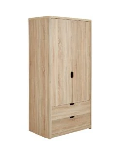 Very Home Aspen 2 Door, 2 Drawer Wardrobe -FurniHaven Shop LXMUL SQ3 0000000006 OAK SLa