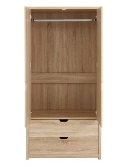 Very Home Aspen 2 Door, 2 Drawer Wardrobe -FurniHaven Shop LXMUL SQ4 0000000006 OAK SLd