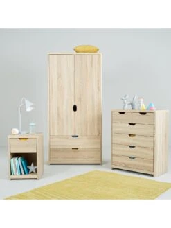 Very Home Aspen 2 Door, 2 Drawer Wardrobe -FurniHaven Shop LXMUL SQ6 0000000006 OAK SLd2