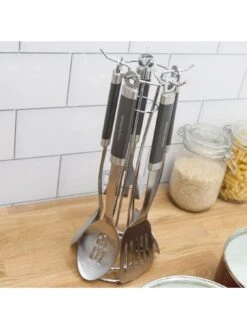 Morphy Richards Accents 5-Piece Tool Set - Titanium -FurniHaven Shop M4E9P SQ2 0000001740 TITANIUM SLd