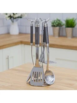 Morphy Richards Accents 5-Piece Tool Set - Titanium -FurniHaven Shop M4E9P SQ4 0000001740 TITANIUM SLd2