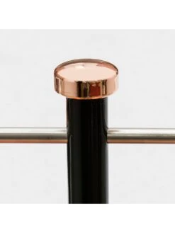 Tower Linear Rose Gold Towel Pole And Mug Tree – Black -FurniHaven Shop M4EA6 SQ5 0000000004 BLACK SLd3