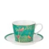 Sara Miller Chelsea Tea Cup & Saucer Set - Green -FurniHaven Shop M4N7N SQ1 0000000047 GREEN SLf