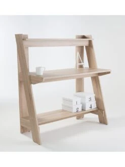 Dorel Home Arizona Desk With Shelves -FurniHaven Shop MCKXM SQ3 0000000006 OAK SLd