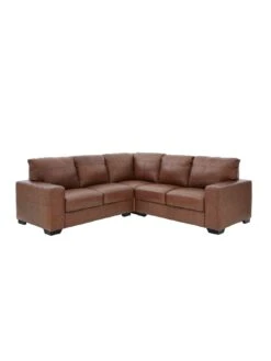 Very Home Hampshire Premium Leather Corner Group Sofa -FurniHaven Shop MCTQN SQ2 0000011520 VINTAGE TAN RSr