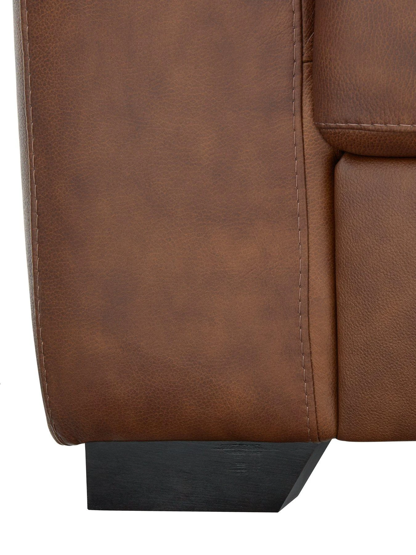Very Home Hampshire Premium Leather Corner Group Sofa - Image 5