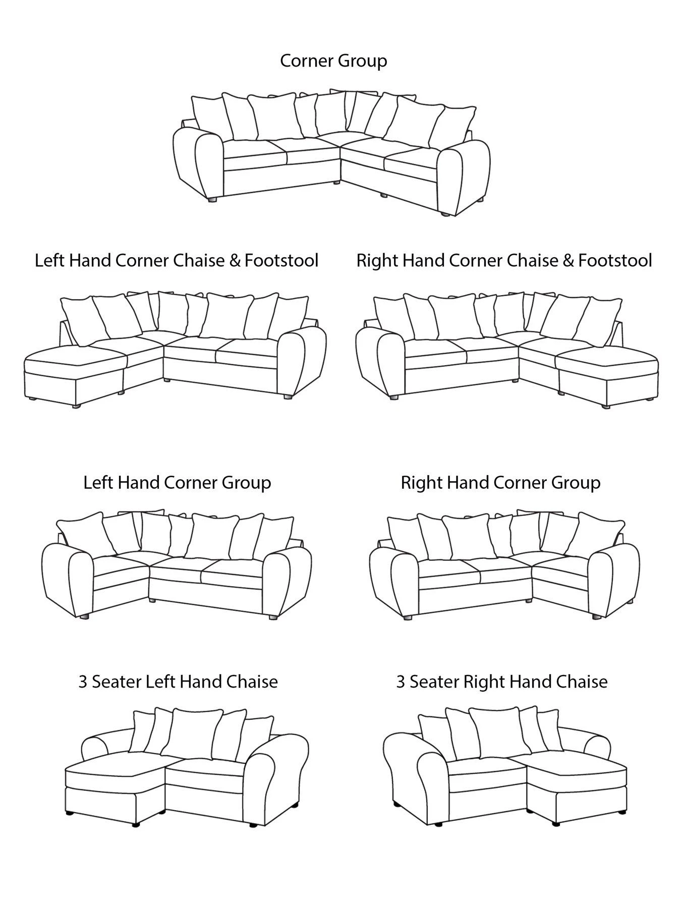 Very Home Hampshire Premium Leather Corner Group Sofa - Image 6